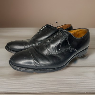 Allen Edmonds Park Avenue Oxford Cap Toe Black Men's Shoes 11.5 D Made in USA