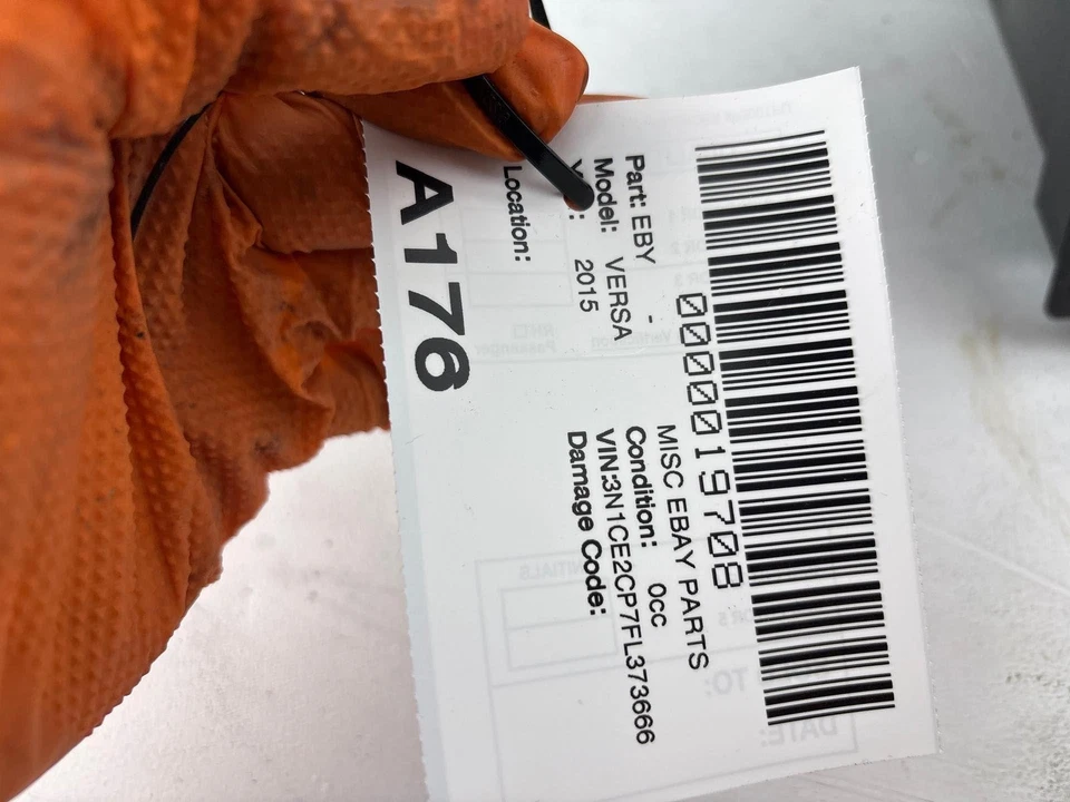 2014-2017 Nissan Versa Hatchback Left Quarter Trunk Panel Trim Oem - Image 2 of 4