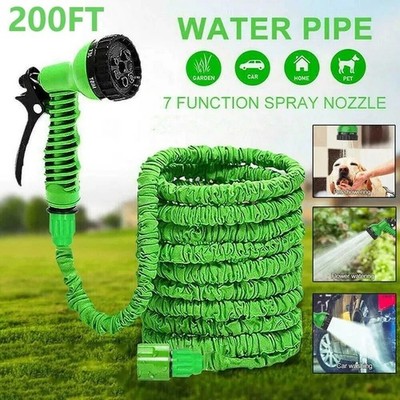 Expandable Magic Hose High-Pressure 7 Water Spraying Functions Watering Hose