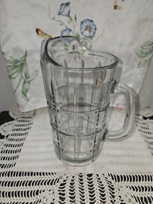 Anchor Hocking Tartan (Manchester) 50 Oz Clear, Plaid Picture 10'' In Front