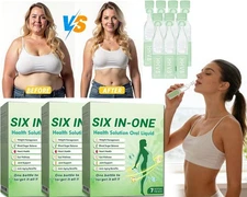 6-in-1 SIX-in-ONE Health Solution Oral Liquid, Advanced Body Care Liquids Drops