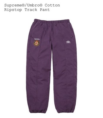 Size Medium Supreme X Umbro Ripstop Track Pant Plum Purple Free Ship 