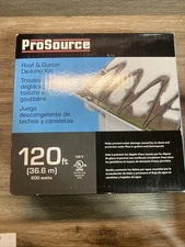 NEW Prosource ORRHC120 Roof And Gutter De-Icing Cable Kit, 120 FOOT SALE 3343647