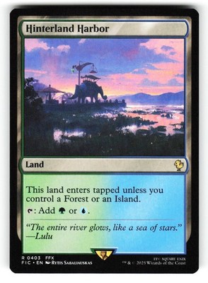 Hinterland Harbor #403 (NM) (Non-Foil) (R) (FIC) Magic MTG