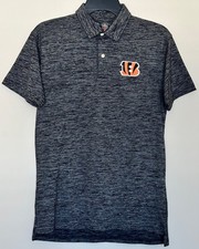 Cincinnati Bengals Polo Shirt Boy s Size XL 18/20 Black Color Shirt Kids Youth