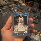 Topps 2025-26 Bowman Basketball 1st Bowman Caleb Wilson Auto PA-CL #094/150