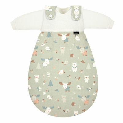 Alvi Babymäxchen 3tlg das Original Schlafsack Babyschlafsack Forest Größe: 50940
