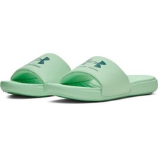 Under Armour 3023772 Women's UA Ansa Fix Slides, Aqua Foam, Size 11