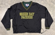VTG Green Bay Packers NFL ProLine Champion Windbreaker Jacket Pullover 2XL EUC