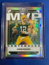 2022 Optic Contenders Aaron Rodgers # MVP-4 MVP Contenders Refractor