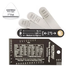 Music Nomad MN614 Truss Rod Gauge & String Action Combo Bundle