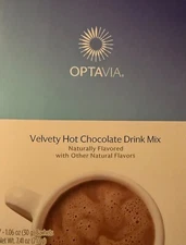 Velvety Hot Chocolate Drink Mix Optavia 7 Packets NEW Sealed Exp 7/26 FREE SHIP