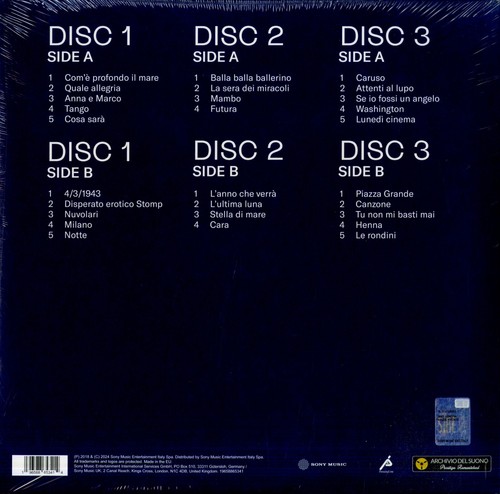 LUCIO DALLA - Duvuduba . The best (2025) 3 LP vinyl - Foto 2 di 2