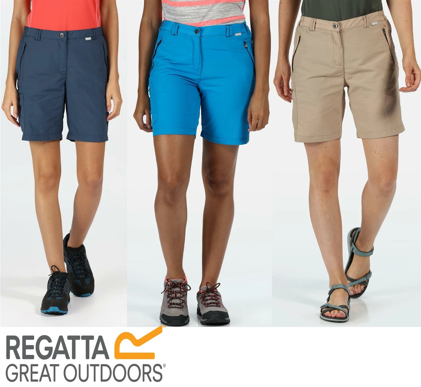 Regatta Womens Chaska II Lightweight Quick Dry Water Repellent Shorts
Opens in a new window or tab