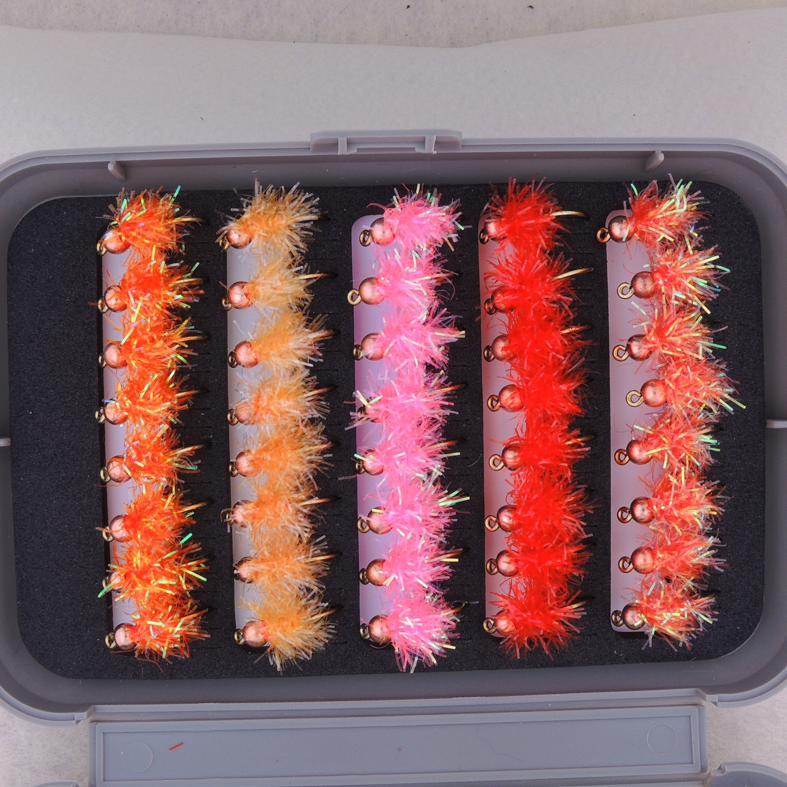 80 BH Estaz Egg assortment Steelhead Salmon Trout Bead Head 6 8 10 w