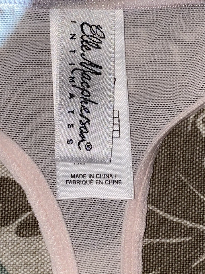 Elle Macpherson Intimates Flirty Mesh Bikini Thongs Underwear Size Large Pink - Image 4 of 4