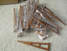 BIG Lot of 24 New Wood Crutches for Dolls or Crafts 6 1/4" Tall