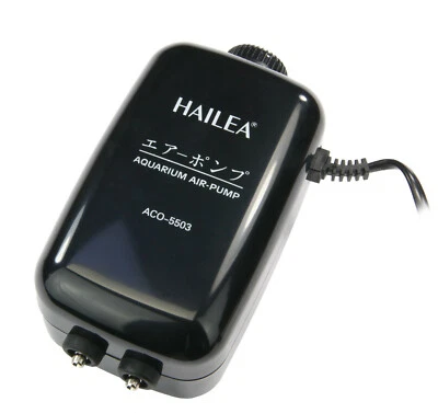 HAILEA Pompa ventilatore Aco 5505 2 uscite pompa a membrana ventilatore pompa aria