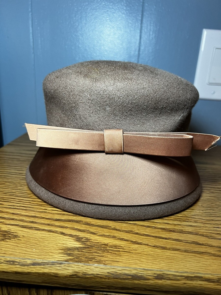 Vintage Clover Lane Ladies Hat Brown 100% Wool Ritz Henry  display picture 1