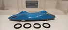 CORGI TOYS (4) TYRES, 18mm for PROTEUS CAMPBELL BLUEBIRD, 153, metal wheels