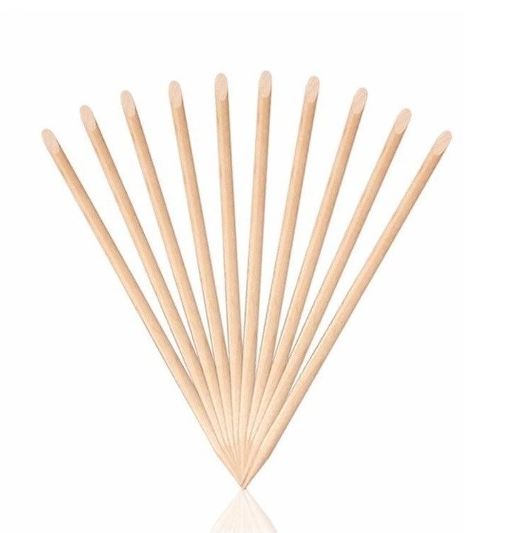 Professional Rosewood Nail Cuticle Pusher Manicure Pedicure Sticks 15cm 100pcs