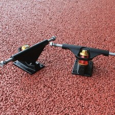 2Pcs Skateboard Trucks Double Warped Skate Bridge Bracket Stable Professional