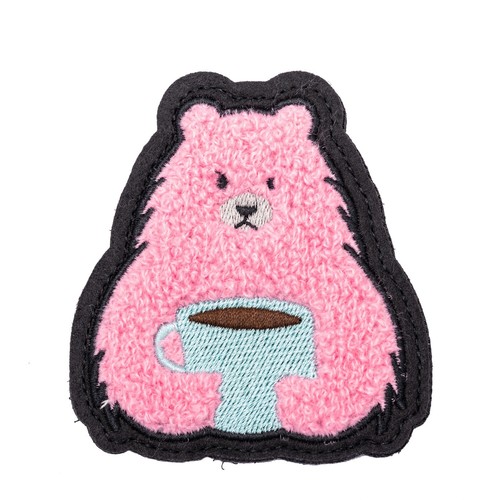 2pcs for PDW Morning Bear Morale Patch Prometheus Design Werx Coffee Camp - Picture 2 of 9