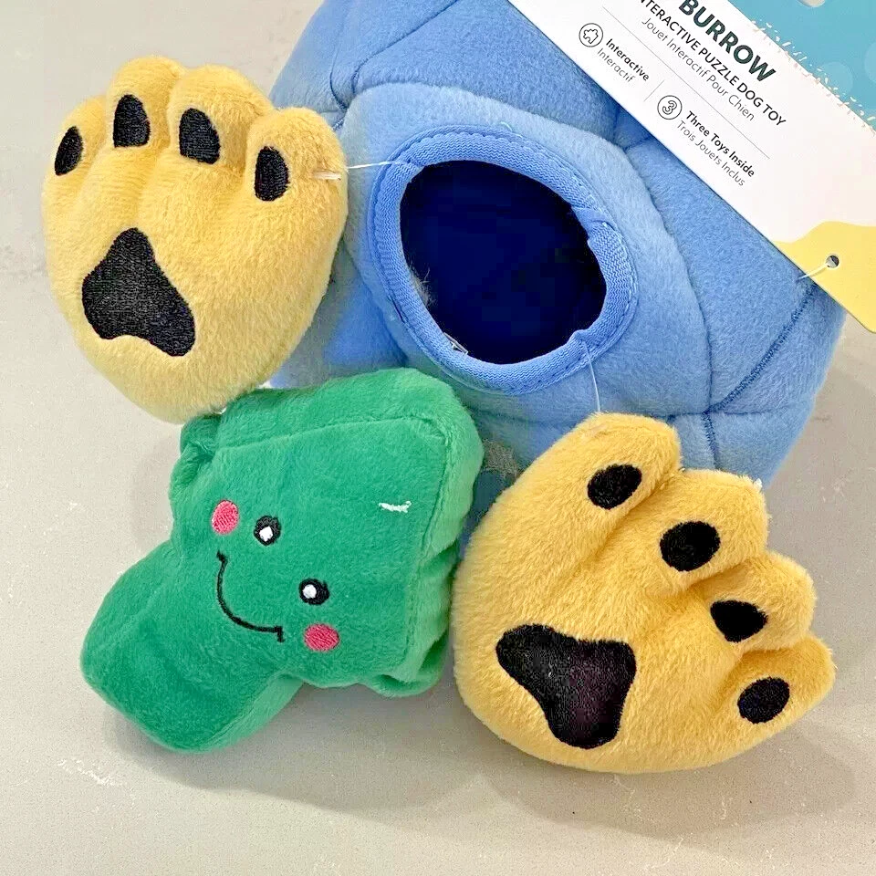 Zippy Paws 7” Plush Burrow Interactive Puzzle Dog Toy & 3 Toys Inside BRAND NEW - Image 2 of 4