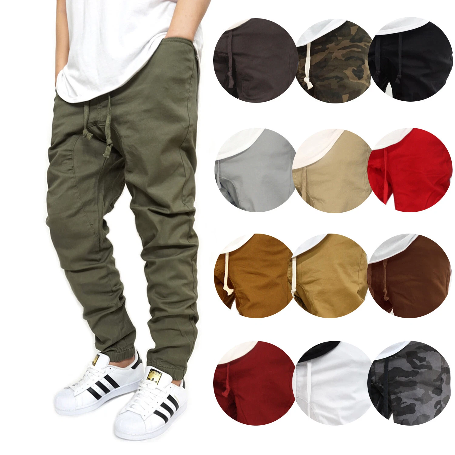 MEN'S TWILL DROP CROTCH JOGGER PANTS S-5XL VICTORIOUS 14 COLORS *FREE SHIPPING
Opens in a new window