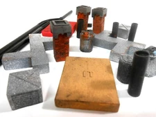 Downtown Deco O On30 Scale 20 Unpainted Building Rooftop Details Vents Chimneys 