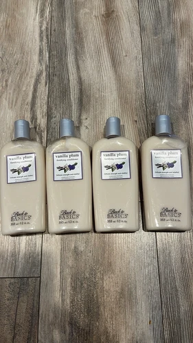 NEW! Lot Of 4 Back To Basics Vanilla Plum Hair Conditioner Discontinued Salon