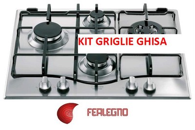 KIT GRIGLIE GHISA PER PIANO COTTURA PC 60/75CM PH 90CM ARISTON | eBay