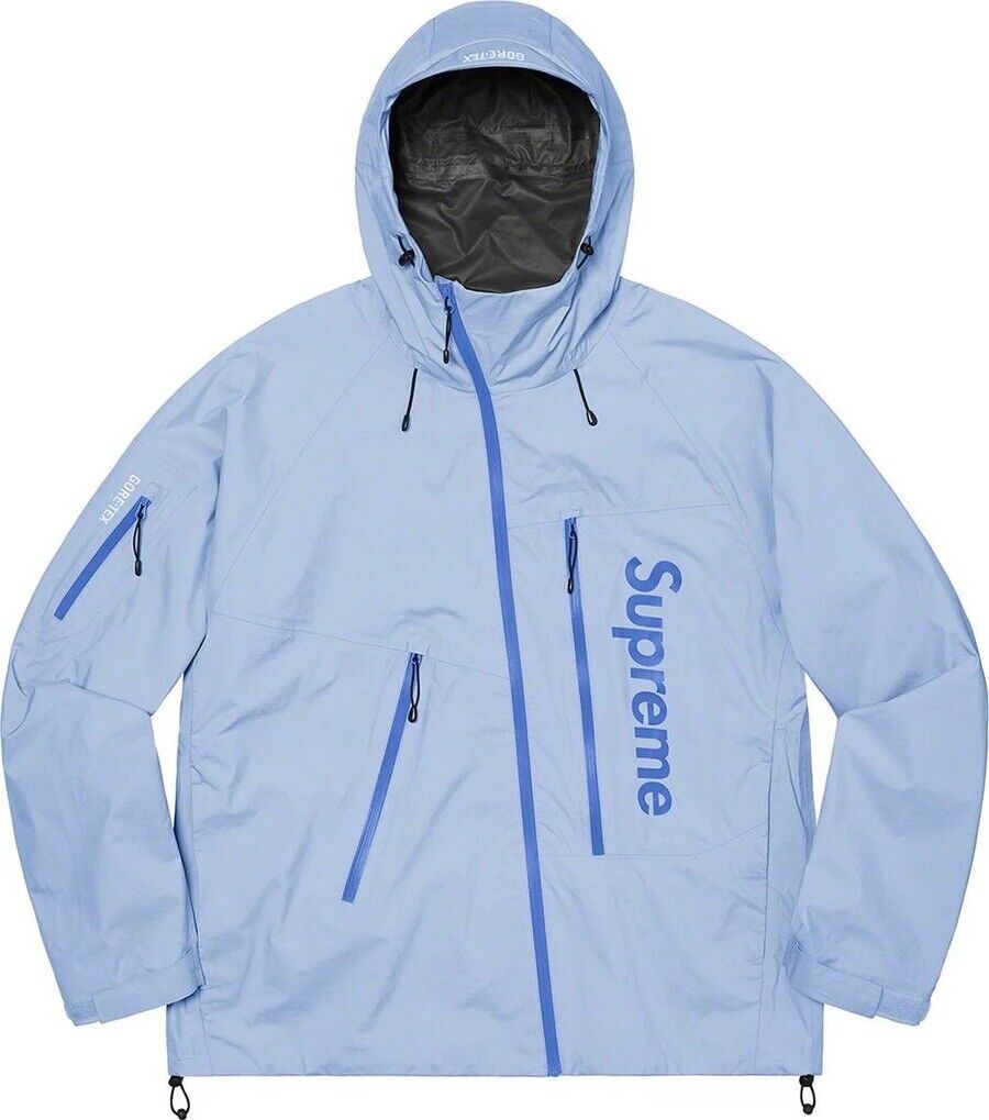 Supreme Taped Seam Jacket Light Blue M-