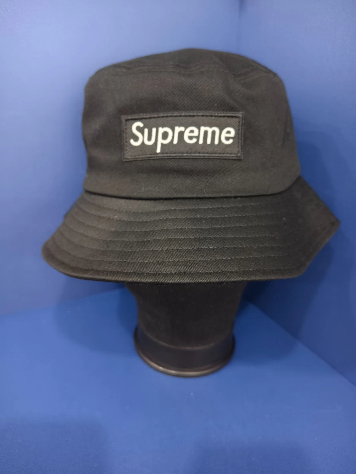Supreme Men's Black Outdoor Sports Bucket Hat Casual Cap