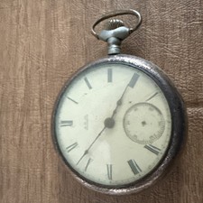 A.W. Co. Waltham  PS Bartlett Pocket Watch Silveroid Lever Set