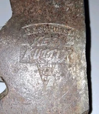 Vtg EC Simmons KEEN CUTTER Axe Head Embossed Tool Camping Wood Cutting Hatchet