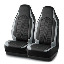 Skechers Memory Foam Car Seat Covers Front Seats Only Black And Grey