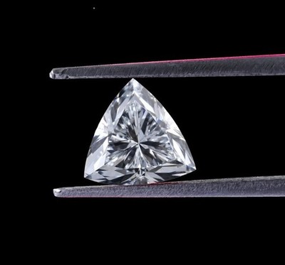 Certified 5 Ct Lab Grown Diamond Trillion Cut D Color VVS1 Clarity Loose Diamond