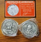 STL Mint XXX Spicy Silver TOTAL ECLITS 2 Oz .999 Silver Art Round With COA 1/300