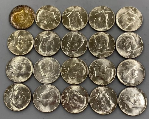 20 1969 D Bu US 40% Silver Kennedy 50c L24243