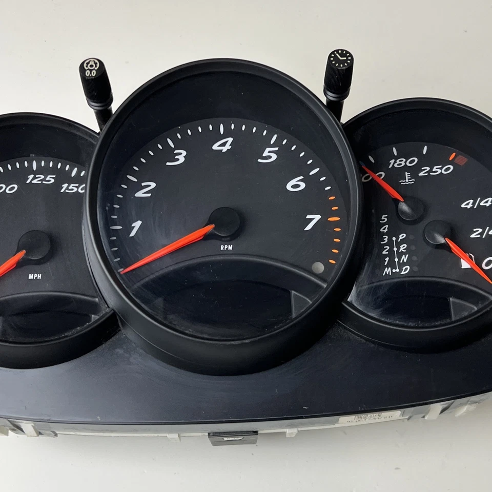 Porsche Boxster 1999 instrumento velocímetro clúster km/h OEM Foto 3 de 4