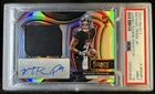 2024 Select Michael Penix Jr. Jumbo Rookie Swatch RC Jersey Auto #/99 PSA 9