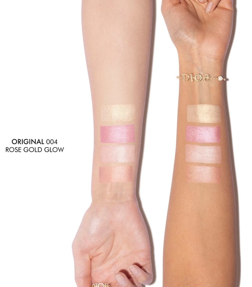 Dior Backstage Glow Face Palette 004 Rose Gold Glow & 001 Universal Glow -10g - Image 3 of 4