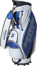 BRIDGESTONE Golf Men's Caddy Bag SPORTS 9.5 x 47 inch 3.4kg CB2611 White Blue