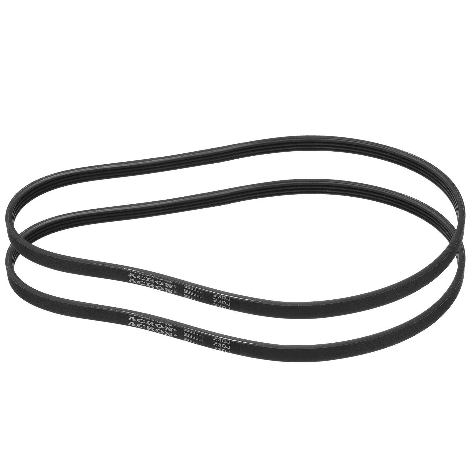 2pcs 230J4 Poly V Belt  4 Ribs PJ V Ribbed Belt 23" L x 0.37" W x 0.14" T