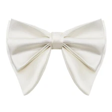 LJBFNN Oversized Bow Ties for Men, Mens Bow Tie Adjustable Pre-tied Bowtie So...