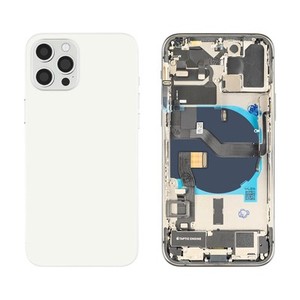 iPhone 12 Pro Gehäuse mit Backcover Silber Versand aus Deutschland