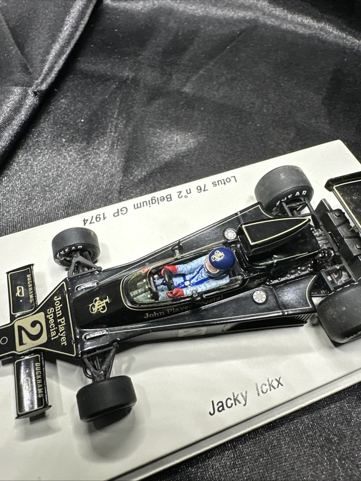 Spark 1/43 1974 Lotus 76 Belgium Grand Prix 1974 Jacky Ickx Boxed USA - Image 4 of 4