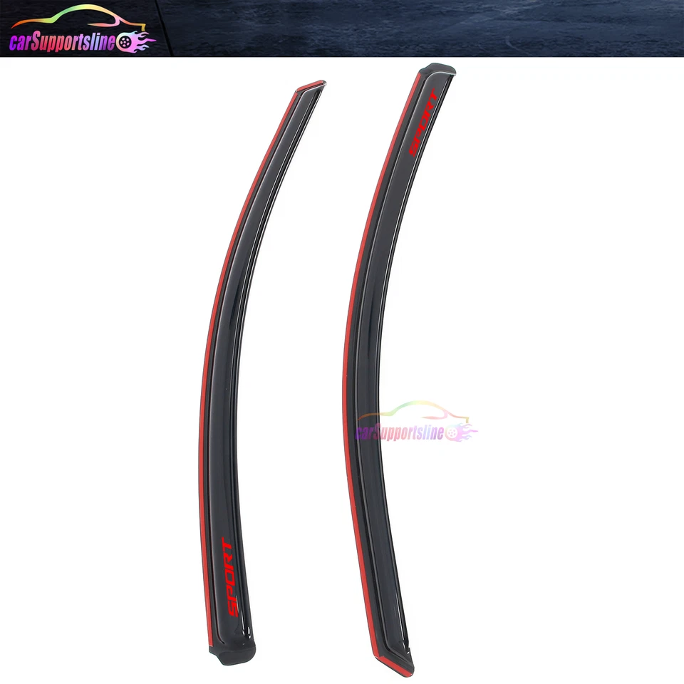 For 17-19 Nissan Titan/Titan XD Standard& Extended Cab In-Channel Window Visors - Image 4 of 4