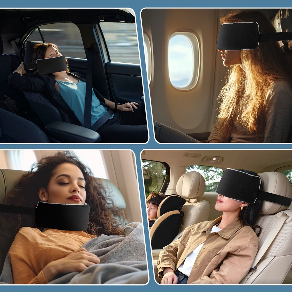Portable Adjustable Neck Support Band for Travel Comfort Portable Adjustable Neck Support Band for Travel Comfort